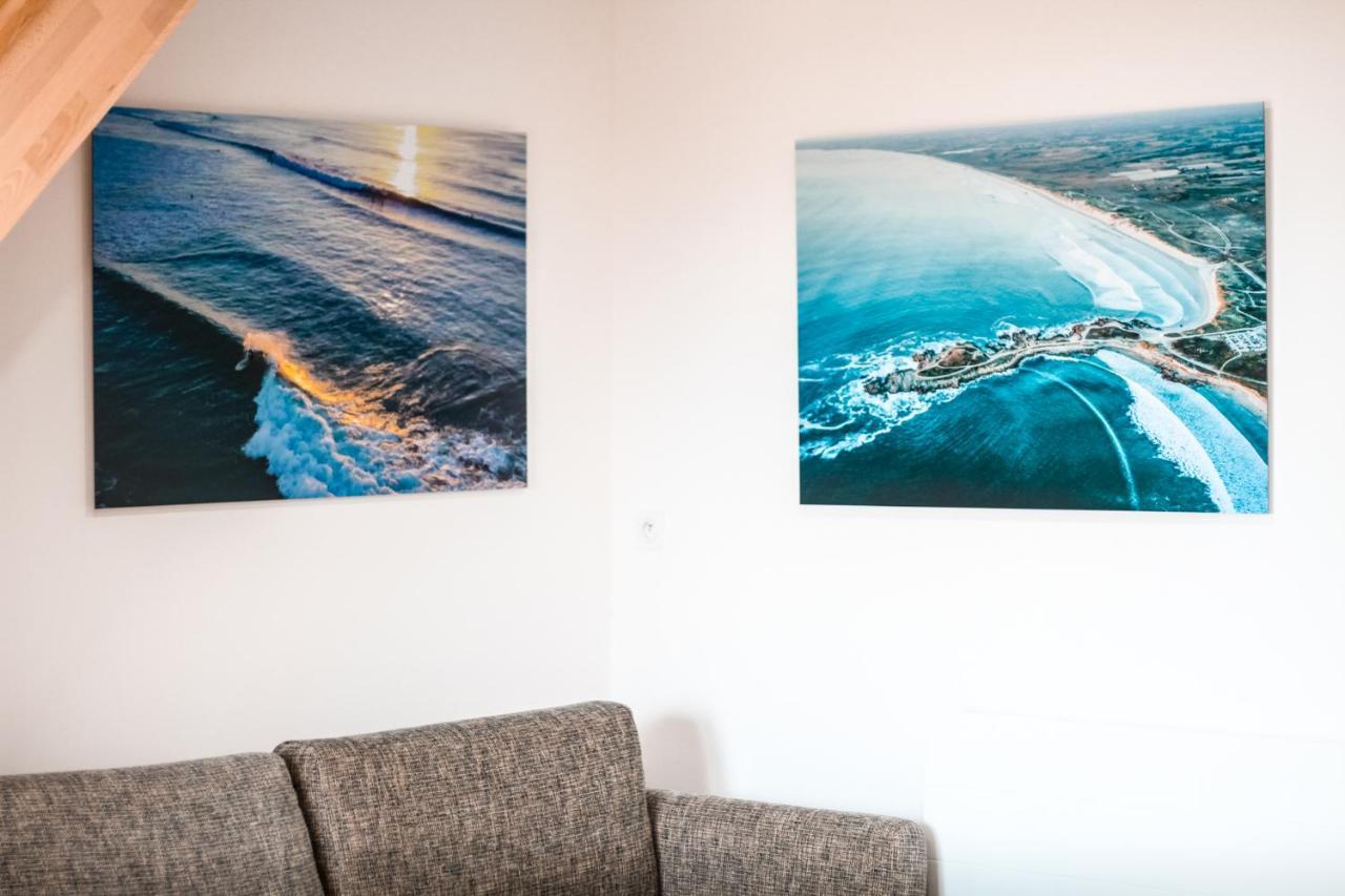 Appart-Duplex Vue Mer Panoramique Balcon & Piscine Proche Commerce Penmarcʼh Zewnętrze zdjęcie