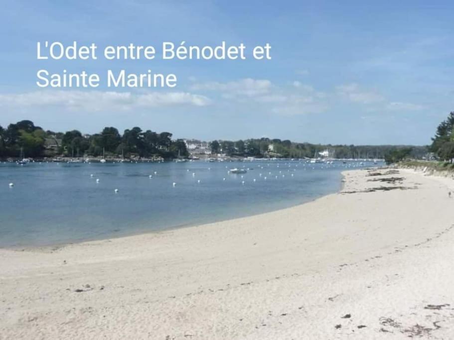 Appart-Duplex Vue Mer Panoramique Balcon & Piscine Proche Commerce Penmarcʼh Zewnętrze zdjęcie